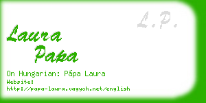 laura papa business card