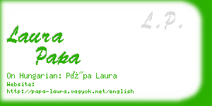 laura papa business card